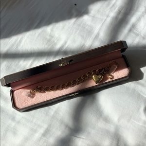 Juicy couture charm bracelet with original box